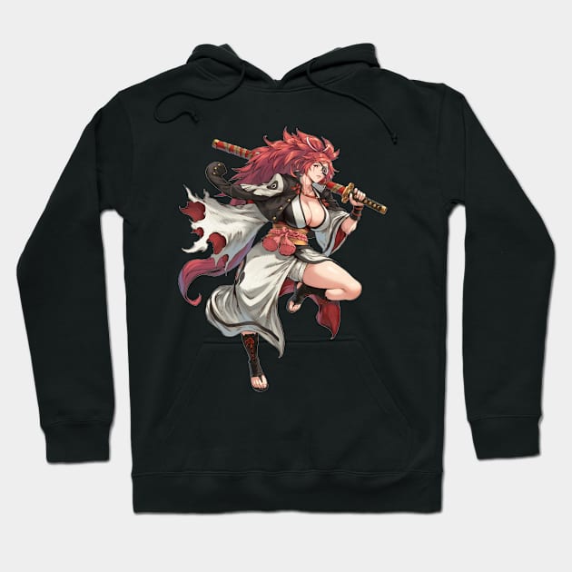 Baiken Guilty Gear Hoodie by abdul rahim